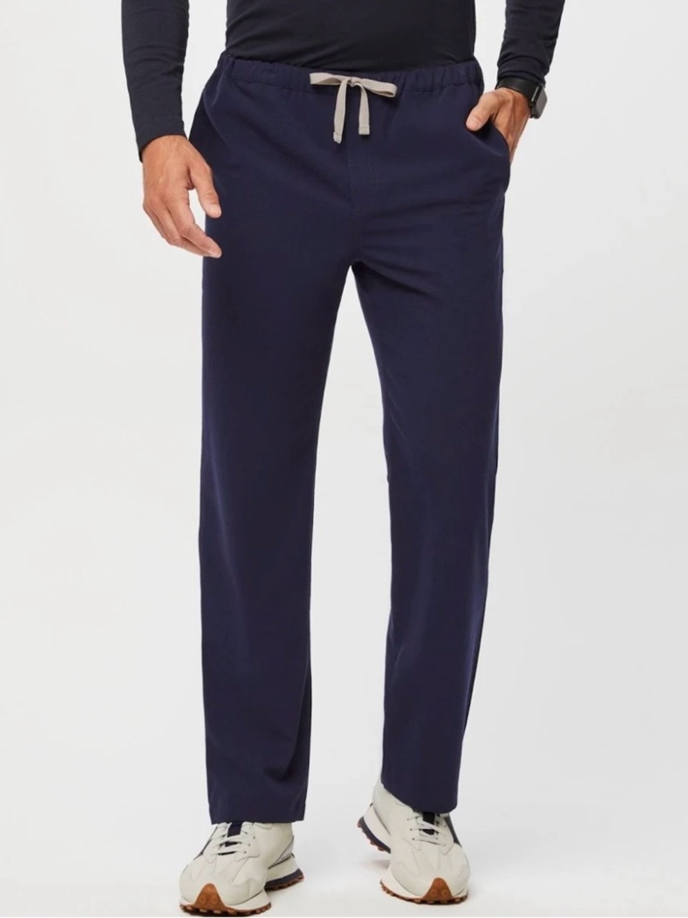 FIGS Pisco Scrub Pants Navy Blue Mens Large FM4500 Drawstring